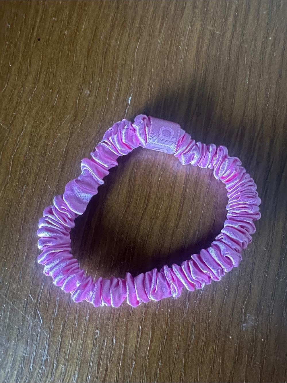 Slip silk hair tie pink